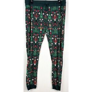 Little Sleepies Women's Bamboo Christmas Pajama PJ Bottoms Loungewear, Medium